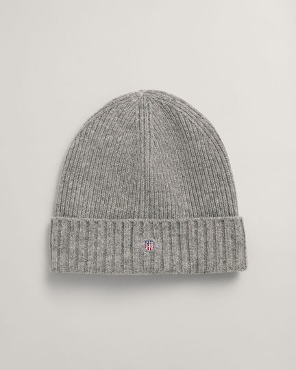 Beanie Ανδρικός Σκούφος Πλεκτός σε Γκρι χρώμα