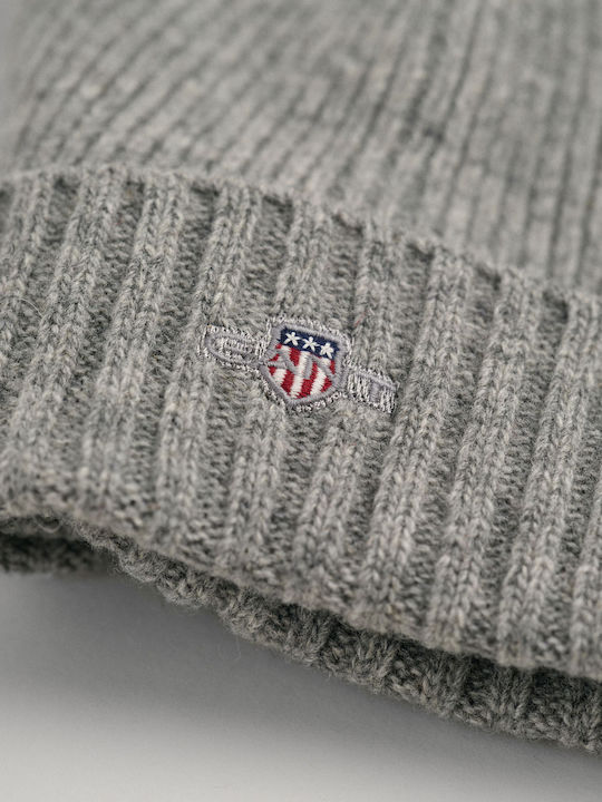 Beanie Beanie Knitted in Gray color