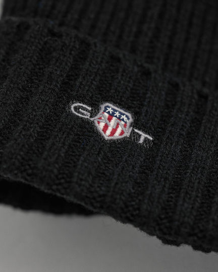 Beanie Männer Beanie Gestrickt in Schwarz Farbe