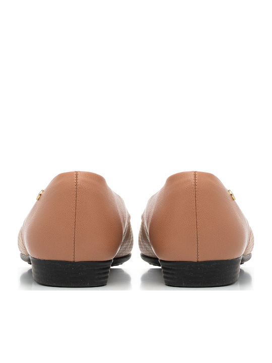 Damen Ballerinas in Orange Farbe