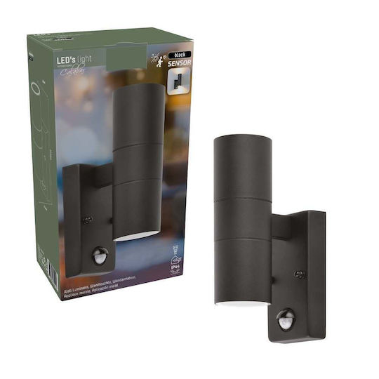 123led Wall-Mounted Outdoor Spot Light GU10 IP44 Double Beam