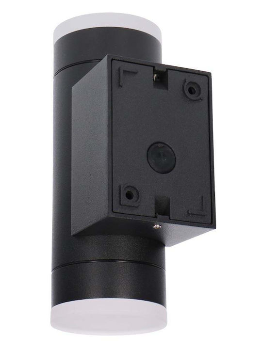 123led Επιτοίχιο Εξωτερικό Σποτ GU10 IP44 Διπλής Δέσμης