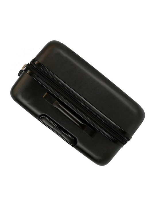 Movom Abs Μεσαία Βαλίτσα Ταξιδίου Σκληρή Black με 4 Ρόδες Ύψους 68εκ.