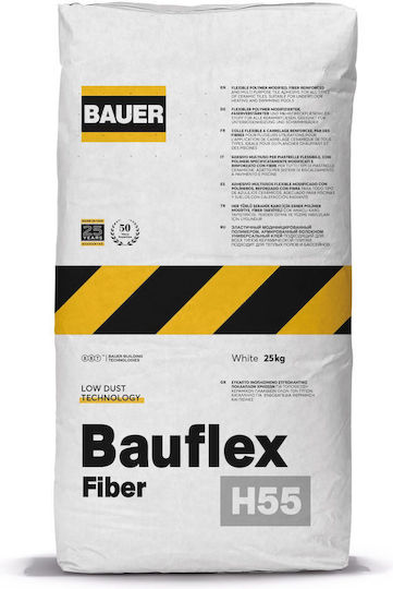 Bauer Bauflex Fiber Marble & Granite Adhesive White 25kg
