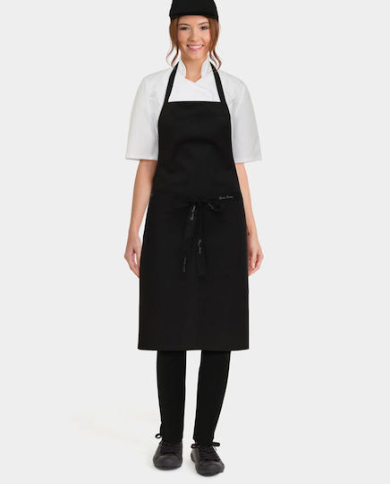 Oliver Harvey Apron Full Body Black