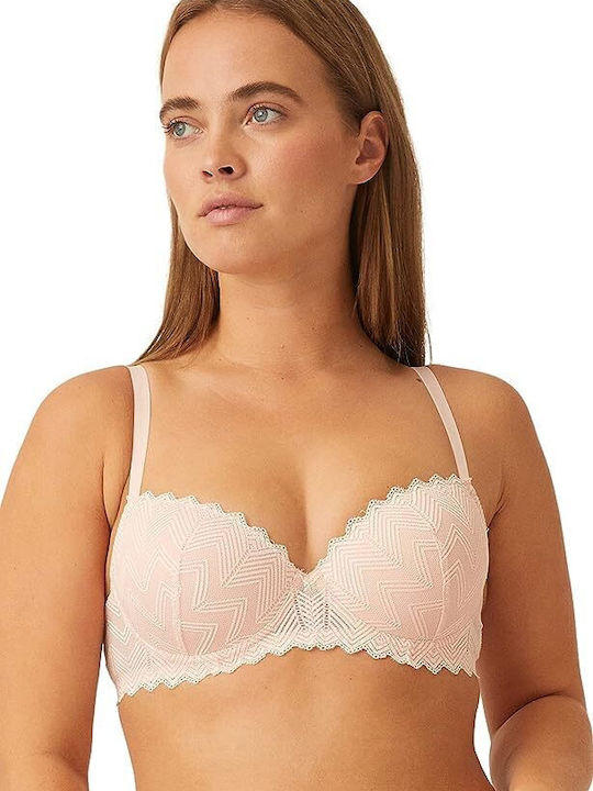 Rosa Minimizer Σουτιέν mit Bügel