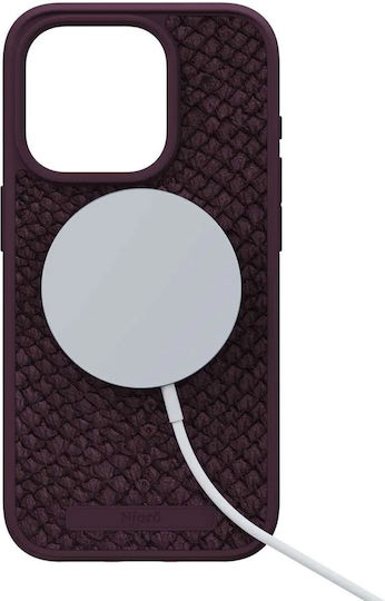 Njord 360 Full Cover Δερμάτινο 2mm Ροζ (iPhone 15 Pro)