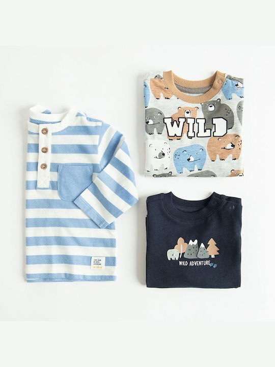 Set Kinder Shirts Blau