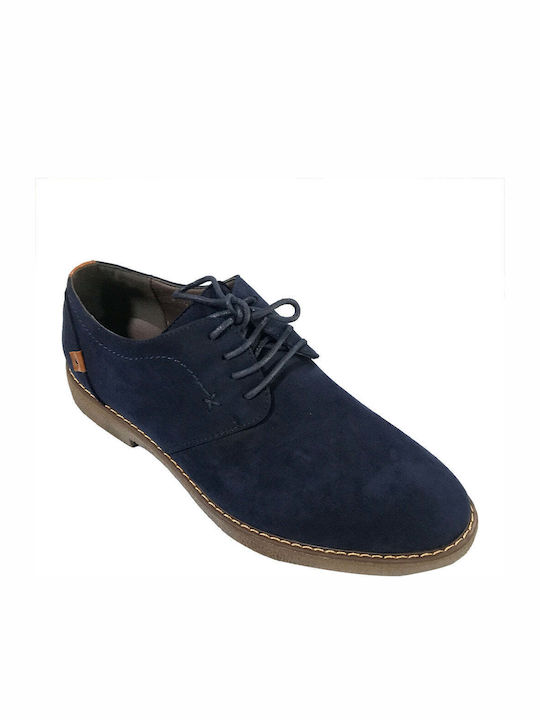 Men's Suede Casual Shoes Blue