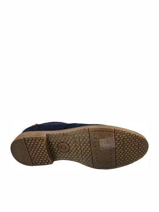 Men's Suede Casual Shoes Blue