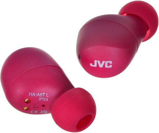 JVC HAA-6TRU In-ear Bluetooth Handsfree Earphones with Charging Case Red
