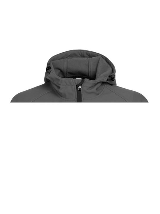 Stenso Reef Work Jacket Softshell with Hood Gray