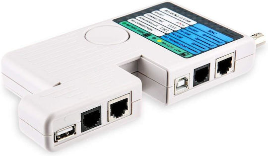 Andowl Q-306 Tester De Cabluri De Rețea BNC / RJ11 / RJ45 / USB