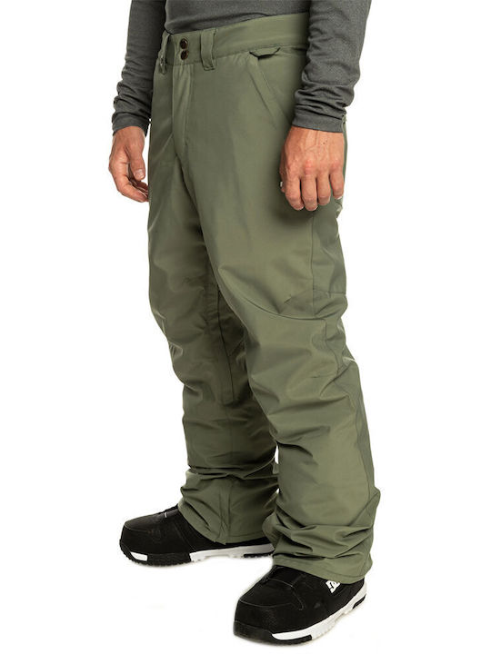 Quiksilver Estate EQYTP03146-GNB0 Men's Trousers for Ski & Snowboard Green