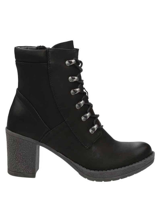Damen Knöchelstiefel Schwarz