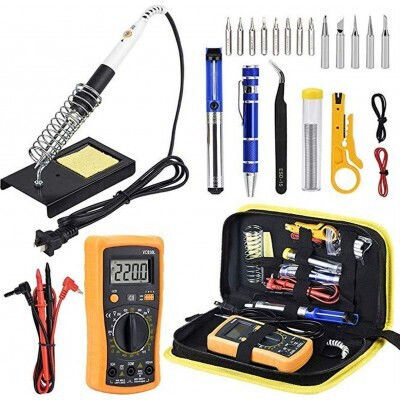 Bisutime Soldering Set Handskit Soldering Station Electric 60W with Temperature Setting