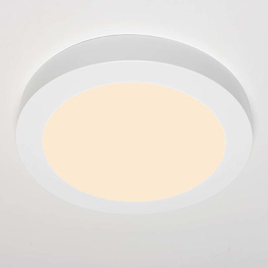 123led Rotund Încastrat Panou LED Putere 18W cu Bianco reglabil Lumini