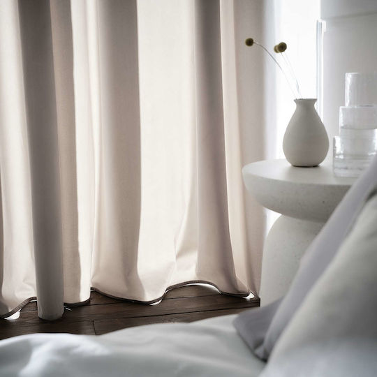 Gofis Home Winter 711/34 Mit Grommets Graue 140x280cm Gofis Home Winter 711/34 Mit Grommets Graue 140x280cm