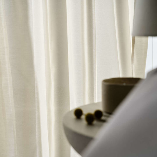 Gofis Home Κουρτίνα με Τρουκς Renata 506/06 Μπεζ 140x280εκ.