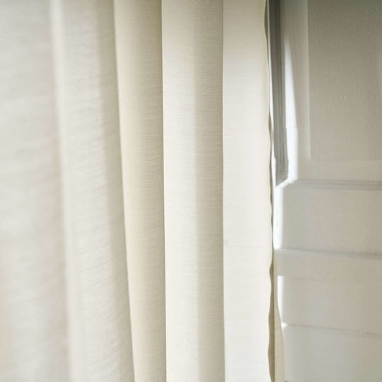 Gofis Home Κουρτίνα με Τρουκς Renata 506/06 Μπεζ 140x280εκ.