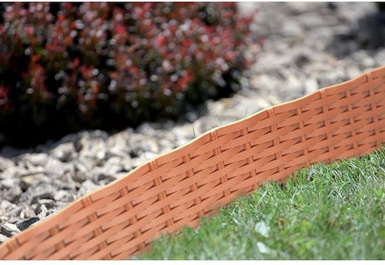 Prosperplast Plastic Garden Hedge in Gray Colour 18.6x78.55cm 5 Pieces