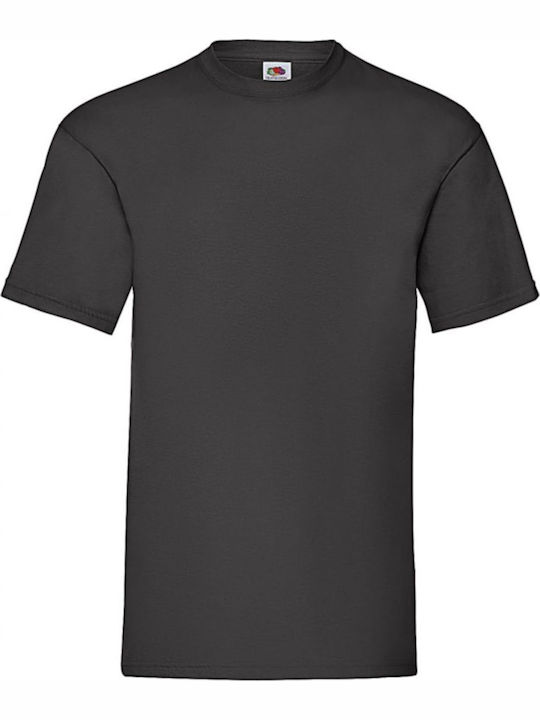 Fruit of the Loom Men's Short Sleeve Promotional T-Shirt Black 0610360