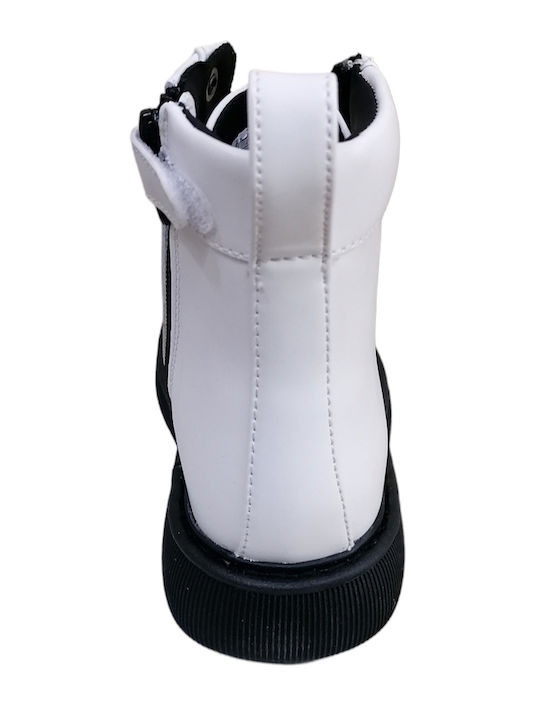 Kinderstiefel mit Reißverschluss Weiß