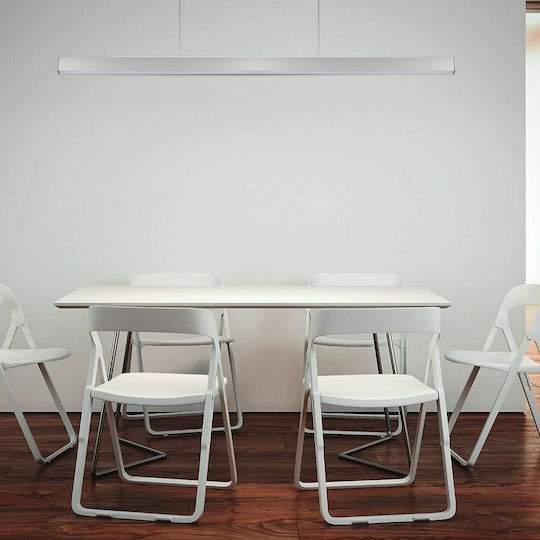 V-TAC LED Kommerzielle lineare Beleuchtung Leuchte Decke 40W Kaltes Weiß IP20 B120xT5.5xH5cm
