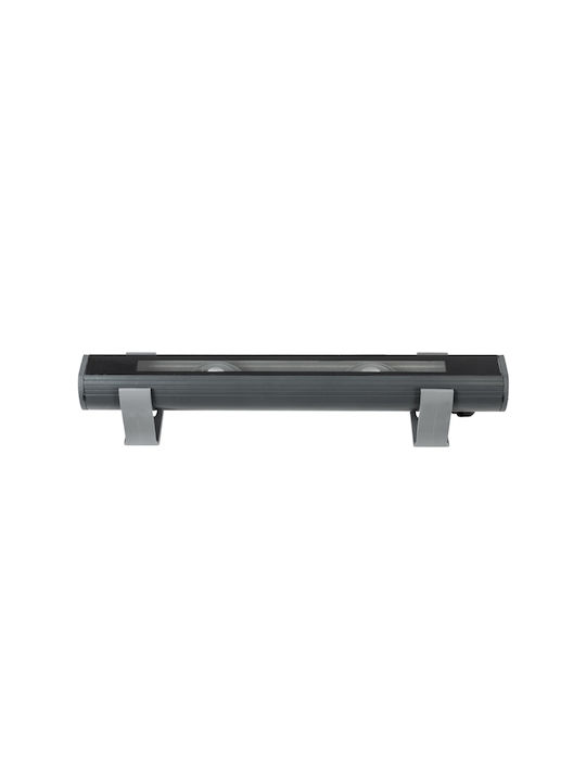 GloboStar Window-Bari Lampă De Podea Pentru Exterior LED Mașină De Spălat Pe Perete 12W RGBW IP65 Gri