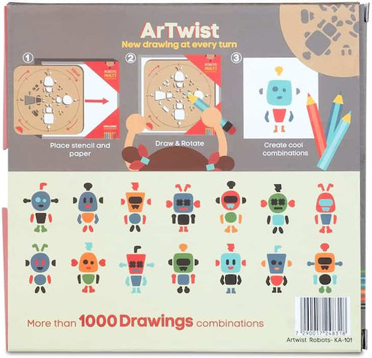 Kipod Pictură Artwist Robots pentru copii de 5+ ani+ ani