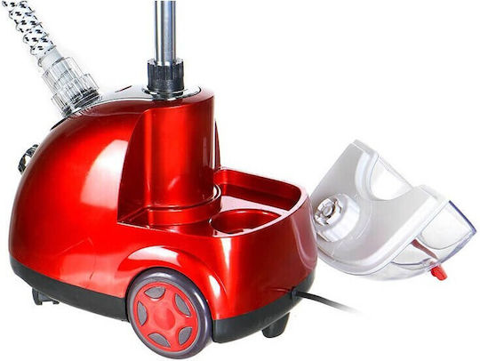 Sokany SK-4002 Floor Garment Steamer 1700W with Container 1.6lt Red