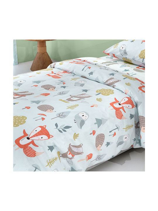 Saint Clair Sheet Set Single Cotton Mint. 165x250cm 3pcs