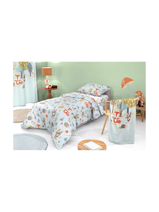 Saint Clair Kinderbettlaken Set Mit Gummizug Minze 165x250cm