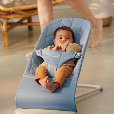 BabyBjorn Manual Baby Relax 2 in 1 Bliss Petals Blue for Child up to 13kg