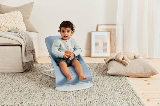 BabyBjorn Manual Baby Relax 2 in 1 Bliss Petals Blue for Child up to 13kg