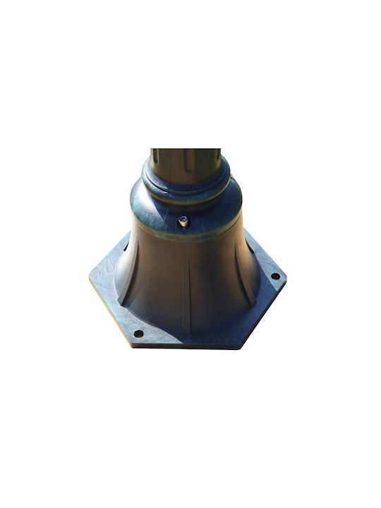 vidaXL Preston Outdoor Floor Lamp Small Post 60W IP44 for E27 Socket Black