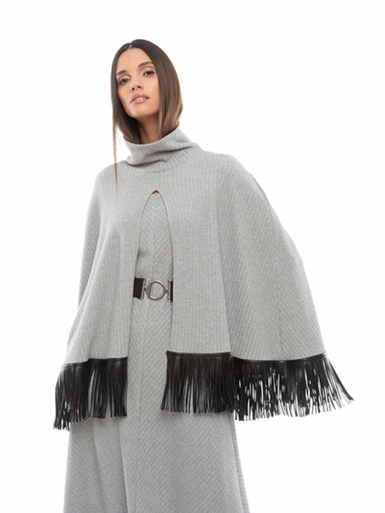 Eleria Cortes Women's Poncho Gray