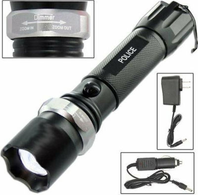 Bailong Rechargeable Flashlight LED with Maximum Brightness 500lm