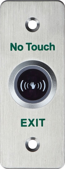 Hikvision Μπουτόν Εξόδου σε Ασημί Χρώμα DS-K7P04