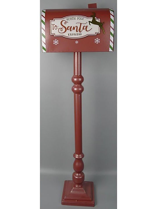 Iliadis Christmas Metal Mailbox Figure Red 101x33x18cm