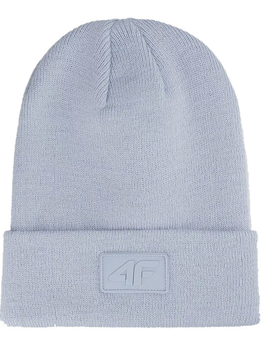 Beanie Unisex Σκούφος Πλεκτός σε Γαλάζιο χρώμα