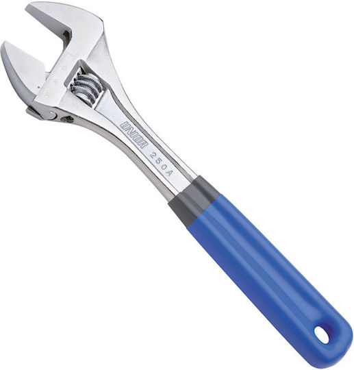 Unior Cheie franceză Lungime 250mm cu deschidere a falțului până la 50mm și mâner antiderapant