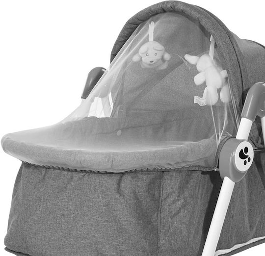 Lorelli Λίκνο Alicante Grey με Στρώμα