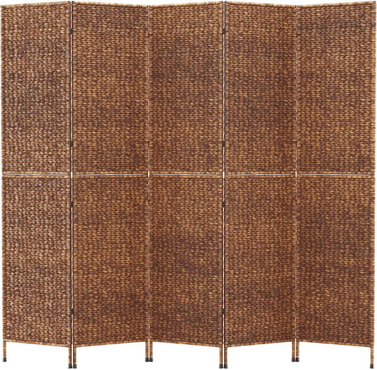 vidaXL Decorativ Paravan Metalic 205x180cm