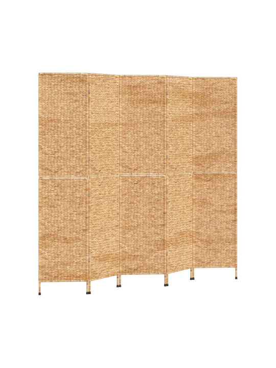 vidaXL Dekorativer Raumteiler aus Rattan 205x180cm