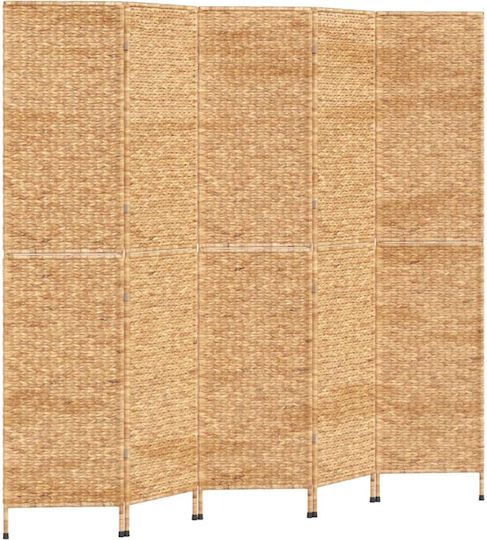 vidaXL Dekorativer Raumteiler aus Rattan 205x180cm
