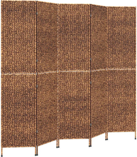 vidaXL Decorativ Paravan Metalic 205x180cm