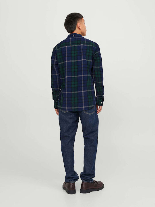 Jack & Jones Herrenhemd Langärmelig Blau