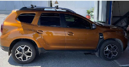 Auto Gs 120cm. for Cars with Factory Bars (with Roof Rack Legs and Lock) Silver