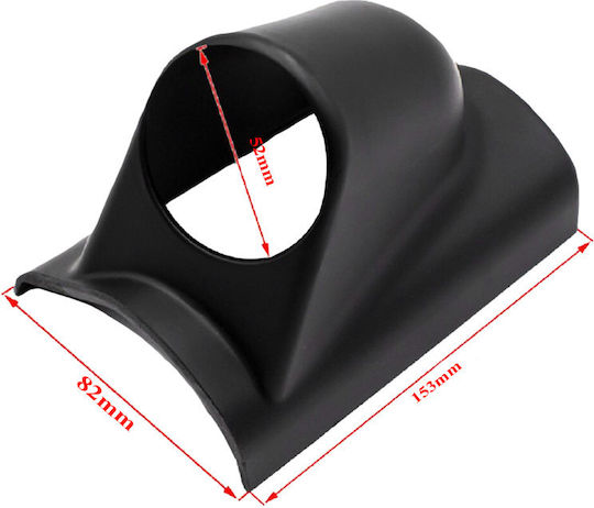 Auto Gs Car Column Single Instrument Mount 52mm